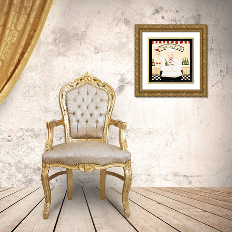 Salute Gold Ornate Wood Framed Art Print with Double Matting by DiPaolo, Dan