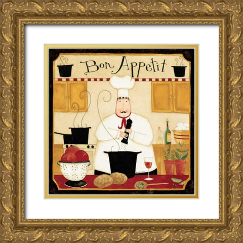 Eat Up Gold Ornate Wood Framed Art Print with Double Matting by DiPaolo, Dan