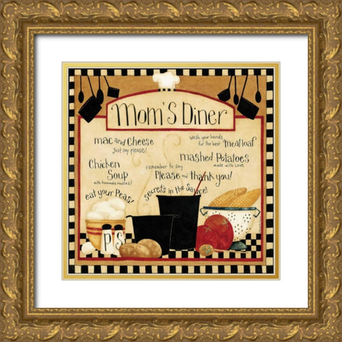 Moms Place Gold Ornate Wood Framed Art Print with Double Matting by DiPaolo, Dan