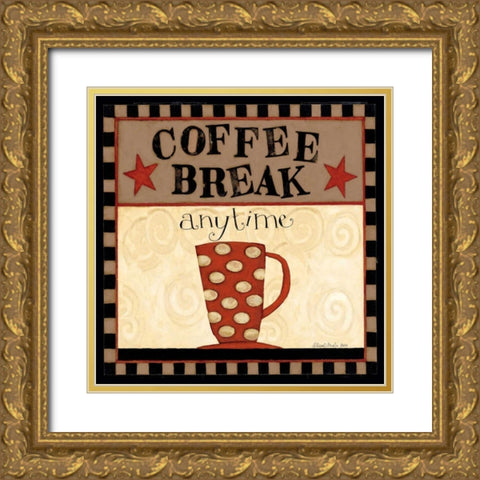 Break Gold Ornate Wood Framed Art Print with Double Matting by DiPaolo, Dan