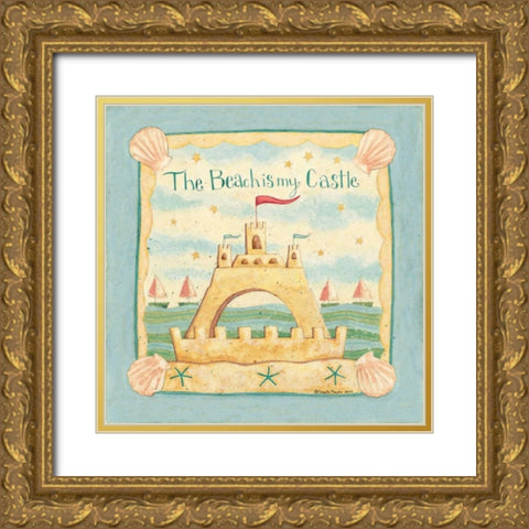 Castle Gold Ornate Wood Framed Art Print with Double Matting by DiPaolo, Dan