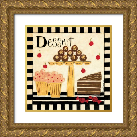 Dessert Gold Ornate Wood Framed Art Print with Double Matting by DiPaolo, Dan