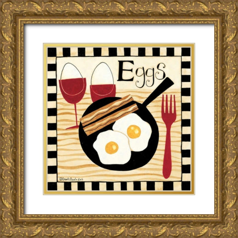 Breakfast Eggs Gold Ornate Wood Framed Art Print with Double Matting by DiPaolo, Dan