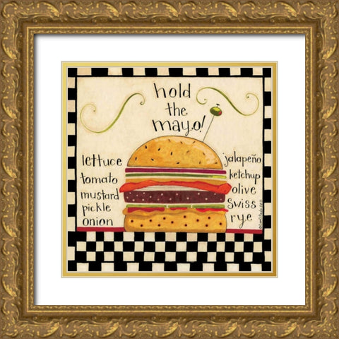 Eat Big Gold Ornate Wood Framed Art Print with Double Matting by DiPaolo, Dan