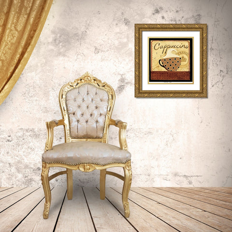 Cappuccino Gold Ornate Wood Framed Art Print with Double Matting by DiPaolo, Dan