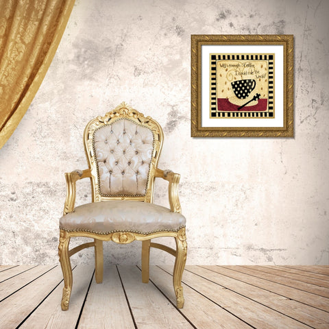 Rule The World Gold Ornate Wood Framed Art Print with Double Matting by DiPaolo, Dan