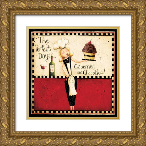 The Perfect Day Gold Ornate Wood Framed Art Print with Double Matting by DiPaolo, Dan