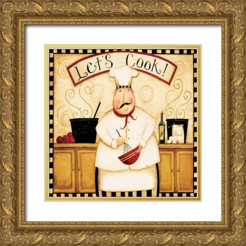 Mix Gold Ornate Wood Framed Art Print with Double Matting by DiPaolo, Dan