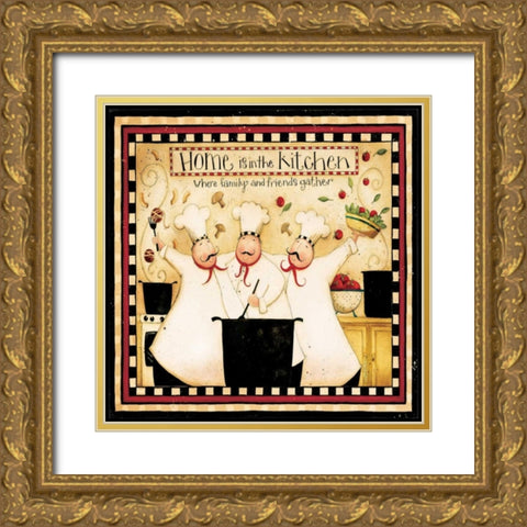 Home Kitchen Gold Ornate Wood Framed Art Print with Double Matting by DiPaolo, Dan