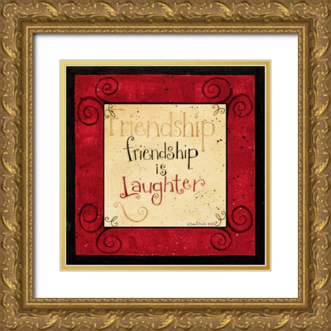 Friendship Gold Ornate Wood Framed Art Print with Double Matting by DiPaolo, Dan