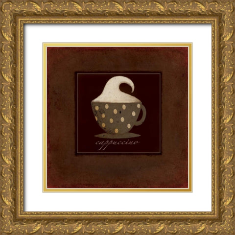 Dark Cappuccino Gold Ornate Wood Framed Art Print with Double Matting by DiPaolo, Dan
