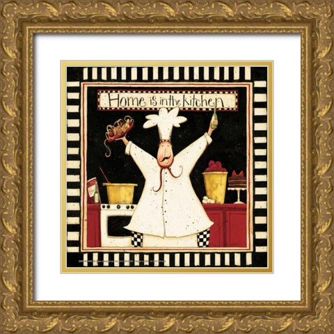 Kitchen Gold Ornate Wood Framed Art Print with Double Matting by DiPaolo, Dan