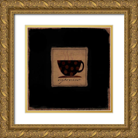 Dark Espresso Gold Ornate Wood Framed Art Print with Double Matting by DiPaolo, Dan