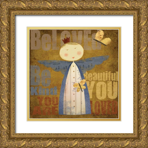 Beautiful You Gold Ornate Wood Framed Art Print with Double Matting by DiPaolo, Dan