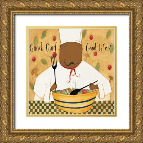 Good Salad Gold Ornate Wood Framed Art Print with Double Matting by DiPaolo, Dan