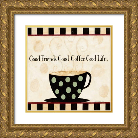 Mild Coffee Gold Ornate Wood Framed Art Print with Double Matting by DiPaolo, Dan