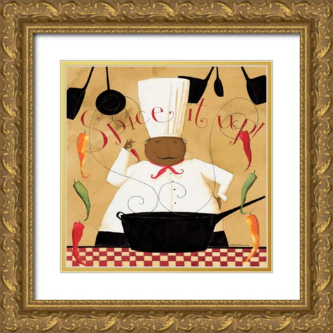Spice It Up Gold Ornate Wood Framed Art Print with Double Matting by DiPaolo, Dan