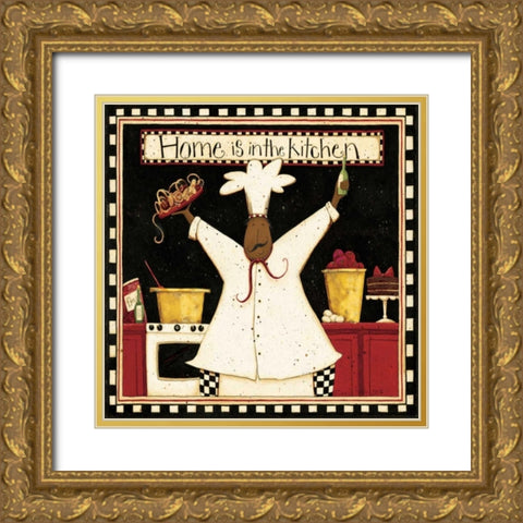 Home Kitchen Gold Ornate Wood Framed Art Print with Double Matting by DiPaolo, Dan