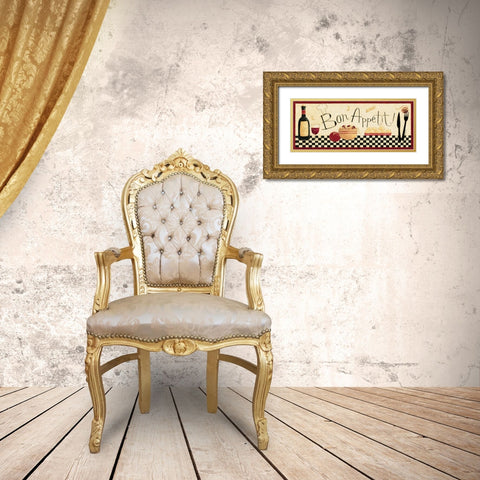 In The Kitchen Gold Ornate Wood Framed Art Print with Double Matting by DiPaolo, Dan