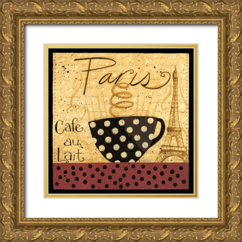 Drink It all Gold Ornate Wood Framed Art Print with Double Matting by DiPaolo, Dan