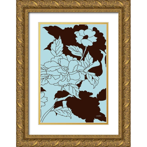 Cabella 2 Gold Ornate Wood Framed Art Print with Double Matting by Stimson, Diane
