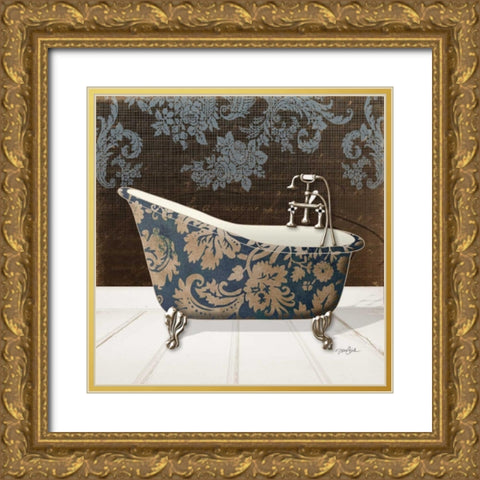 Lacey Tub 5 Gold Ornate Wood Framed Art Print with Double Matting by Stimson, Diane