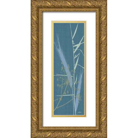 Grasses 2 Gold Ornate Wood Framed Art Print with Double Matting by Stimson, Diane