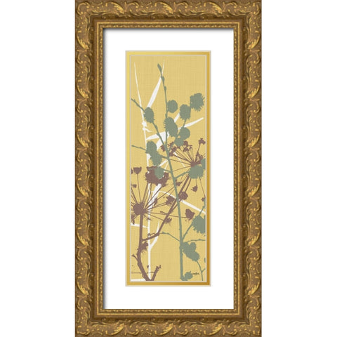 Grasses 4 Gold Ornate Wood Framed Art Print with Double Matting by Stimson, Diane