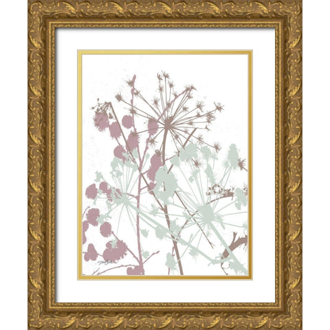 Tranquil Grass 1 Gold Ornate Wood Framed Art Print with Double Matting by Stimson, Diane