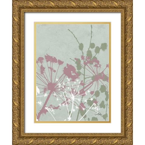 Tranquil Grass 2 Gold Ornate Wood Framed Art Print with Double Matting by Stimson, Diane