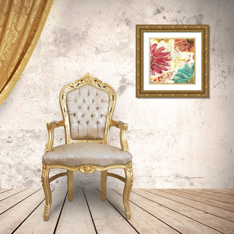 Grow 2 Gold Ornate Wood Framed Art Print with Double Matting by Butson, Erin