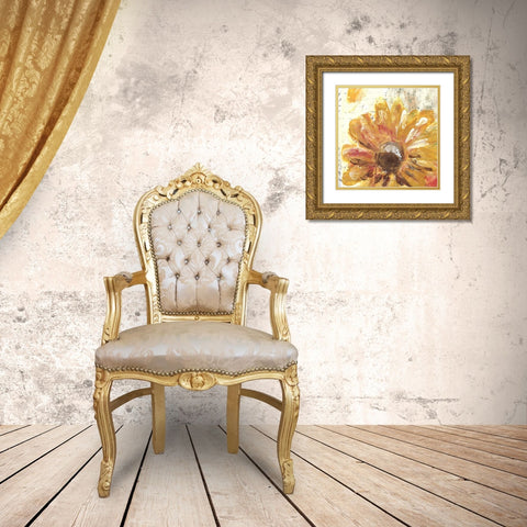 Grow 3 Gold Ornate Wood Framed Art Print with Double Matting by Butson, Erin
