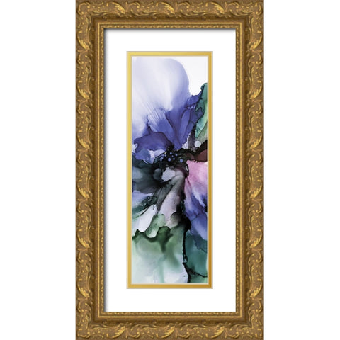 Vibrant Floral 2 Gold Ornate Wood Framed Art Print with Double Matting by Debs, Emma Catherine