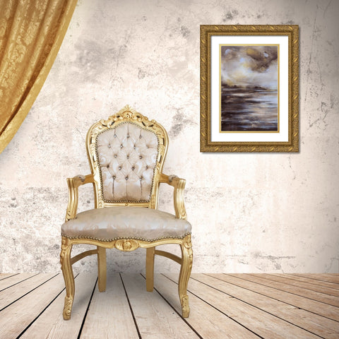 Light and Shadow Gold Ornate Wood Framed Art Print with Double Matting by Debs, Emma Catherine