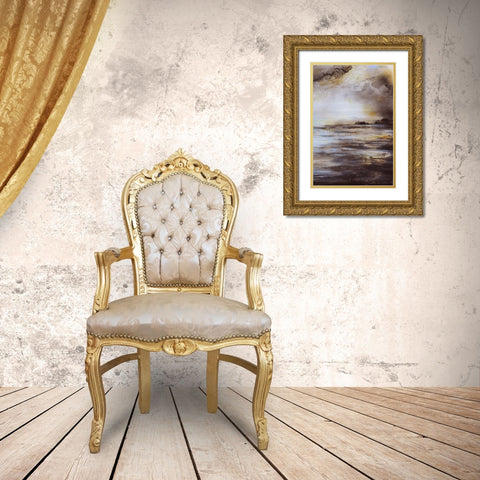 Light and Shadow Gold Ornate Wood Framed Art Print with Double Matting by Debs, Emma Catherine