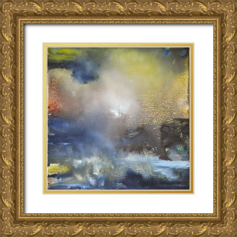 Primordial Vista 2 Gold Ornate Wood Framed Art Print with Double Matting by Debs, Emma Catherine