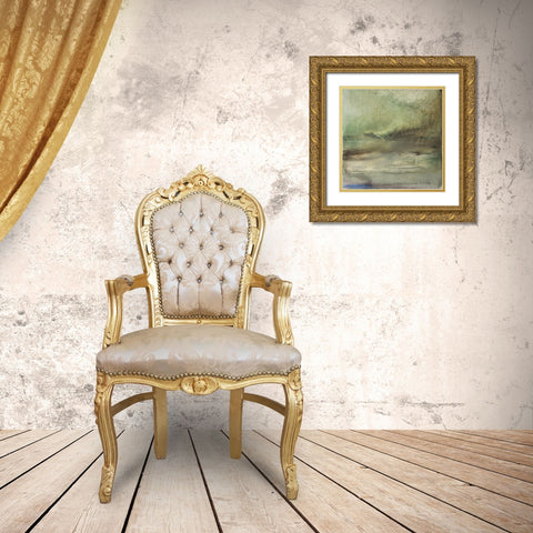 Primordial Vista 3 Gold Ornate Wood Framed Art Print with Double Matting by Debs, Emma Catherine