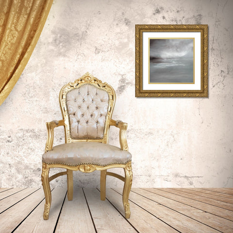 Tranquil Waters Gold Ornate Wood Framed Art Print with Double Matting by Debs, Emma Catherine