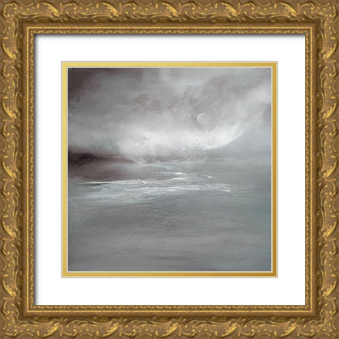 Tranquil Waters Gold Ornate Wood Framed Art Print with Double Matting by Debs, Emma Catherine