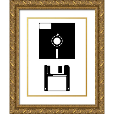 Computer Entertainment Gold Ornate Wood Framed Art Print with Double Matting by Rodriguez, Enrique