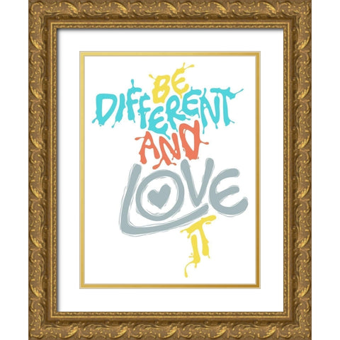 Love It Gold Ornate Wood Framed Art Print with Double Matting by Rodriquez Jr, Enrique