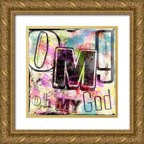 OMG Gold Ornate Wood Framed Art Print with Double Matting by Rodriquez Jr, Enrique