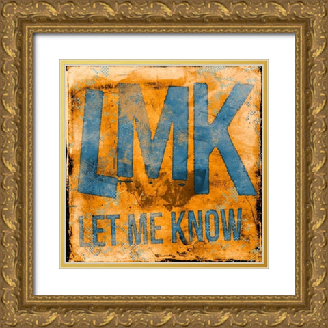 LMK D Gold Ornate Wood Framed Art Print with Double Matting by Rodriquez Jr, Enrique