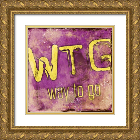 WTG Gold Ornate Wood Framed Art Print with Double Matting by Rodriquez Jr, Enrique