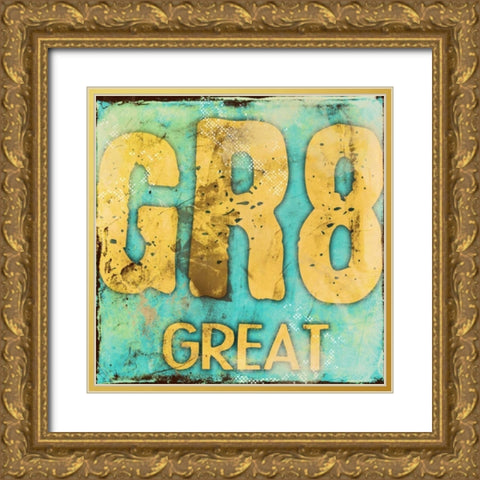 GR8 Gold Ornate Wood Framed Art Print with Double Matting by Rodriquez Jr, Enrique