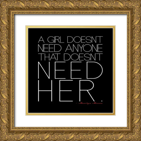 Quotes By A Legend 2 Gold Ornate Wood Framed Art Print with Double Matting by Rodriquez Jr, Enrique