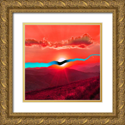 Surgical Summer Gold Ornate Wood Framed Art Print with Double Matting by Rodriquez Jr, Enrique