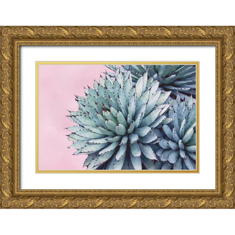 Pink Crush IX Gold Ornate Wood Framed Art Print with Double Matting by Urquhart, Elizabeth