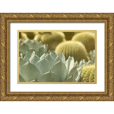 Pncushions 2 Gold Ornate Wood Framed Art Print with Double Matting by Urquhart, Elizabeth