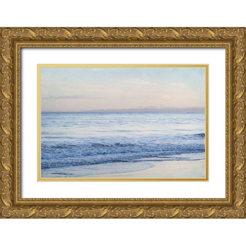 Coastal Evening I Gold Ornate Wood Framed Art Print with Double Matting by Urquhart, Elizabeth